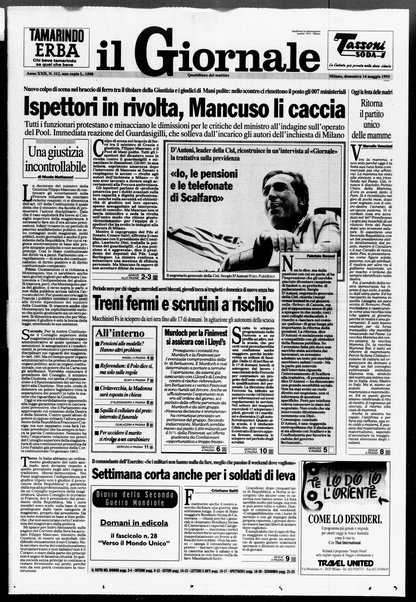 Il giornale : quotidiano del mattino